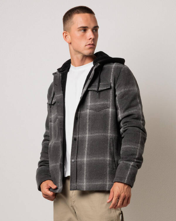 Framed Hooded Jacket