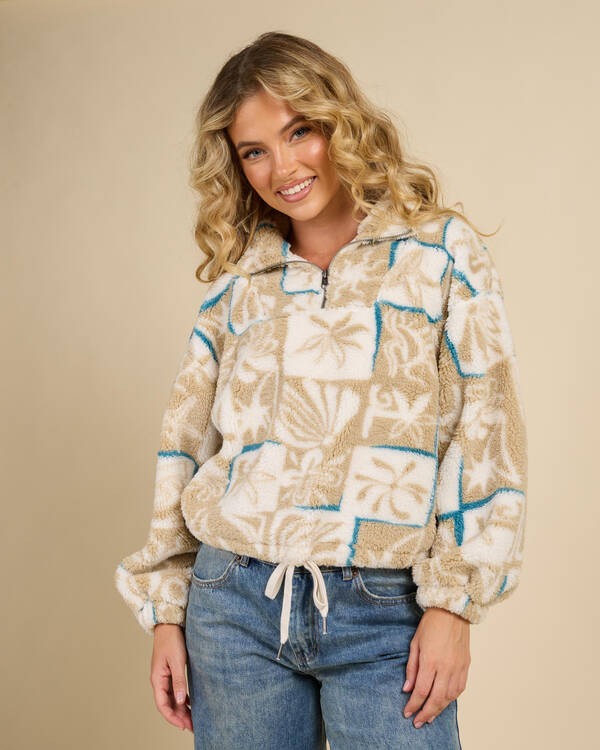 Sea Check Half Zip Sweatshirt
