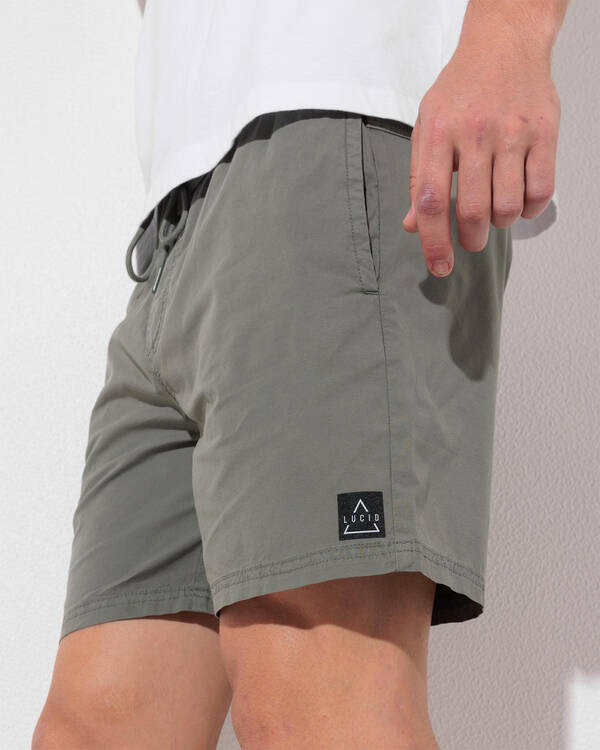 Dual Motion Elastic Waist Shorts