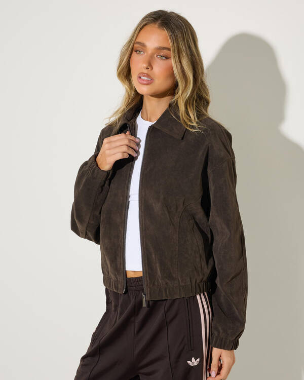 Halie Faux Suede Jacket