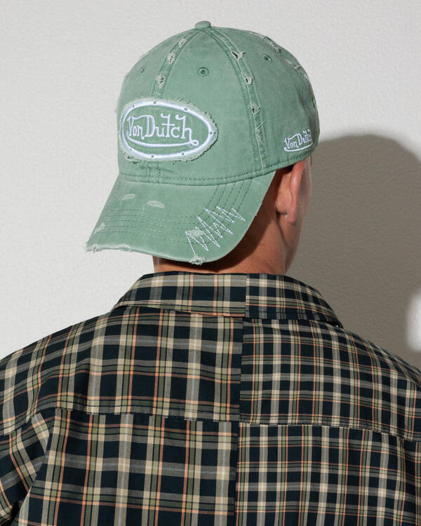 Distressed Zigzag Dad Cap