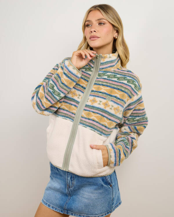 Rock Jetty Mock Neck Zip Sweatshirt