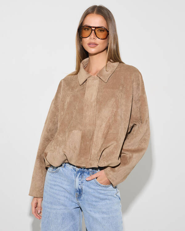 Floyd Faux Suede Jacket