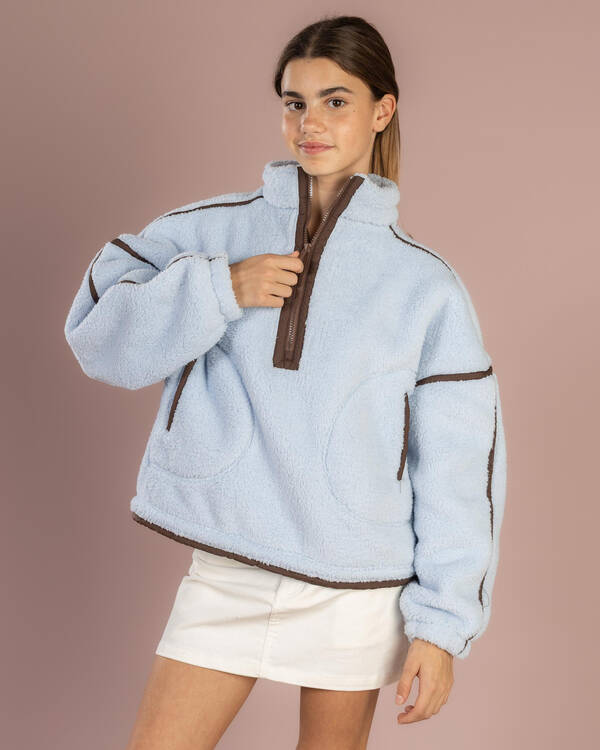Summit Quarter Zip Polar Fleece Sweatshirt