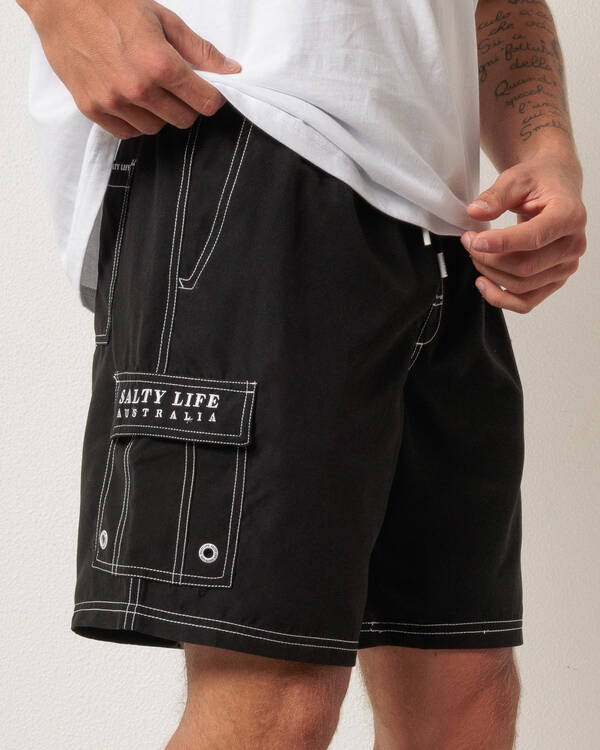Diameter Elastic Waist Shorts