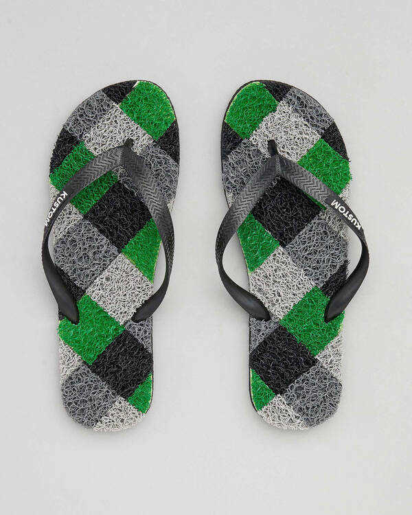 Kustom Argyle Thongs