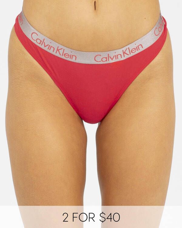 Radiant Cotton Thong