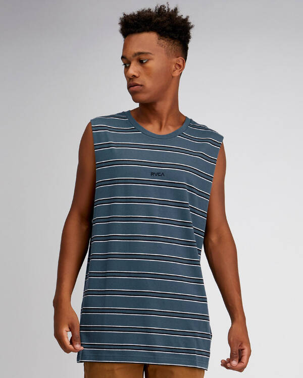 Focus Stripe Muscle Tank