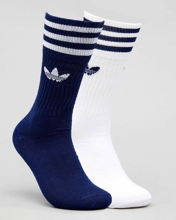 Solid Crew Socks