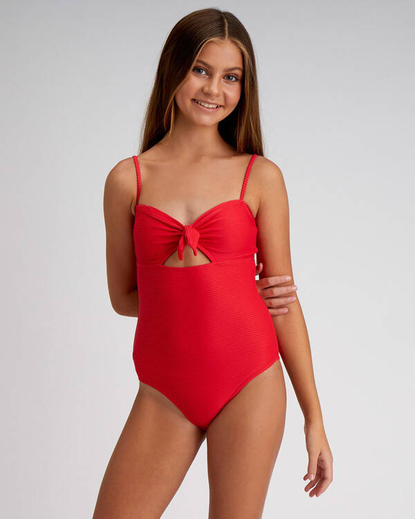 Girls Ivy Tie One Piece Swimsuit