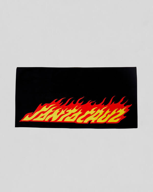 Flaming Strip Towel