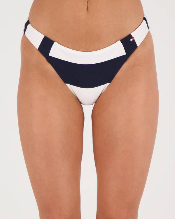 Stripe Pique Bikini Bottom