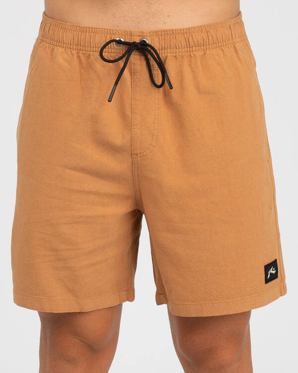 Pool Linen Elastic Shorts