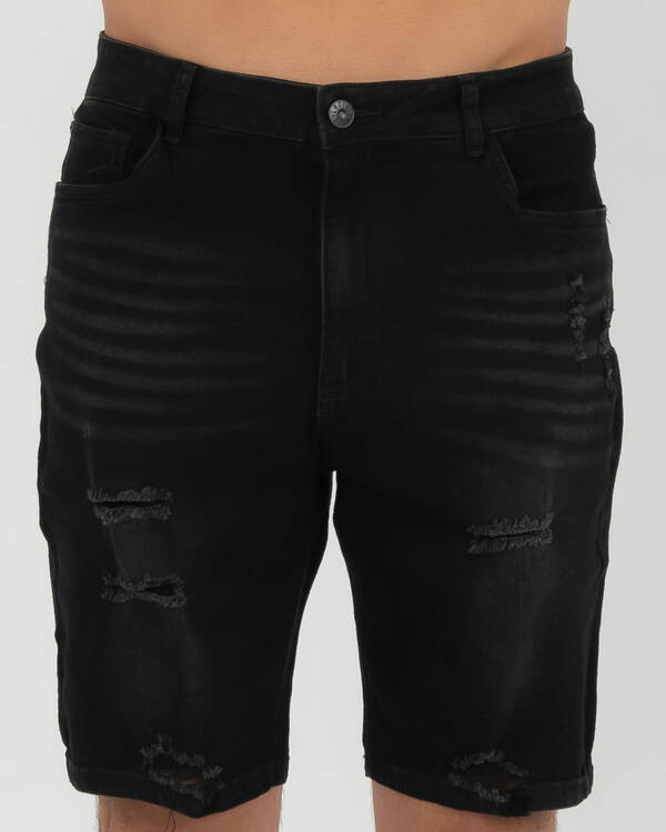 React Denim Shorts