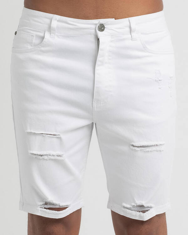 React Denim Shorts