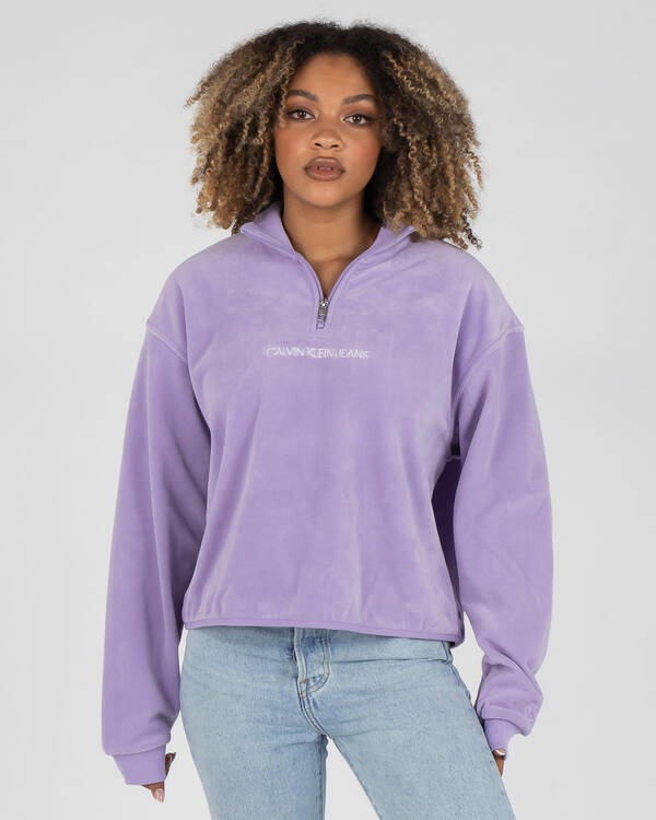 Polar Fleece Half Zip Sweatshirt