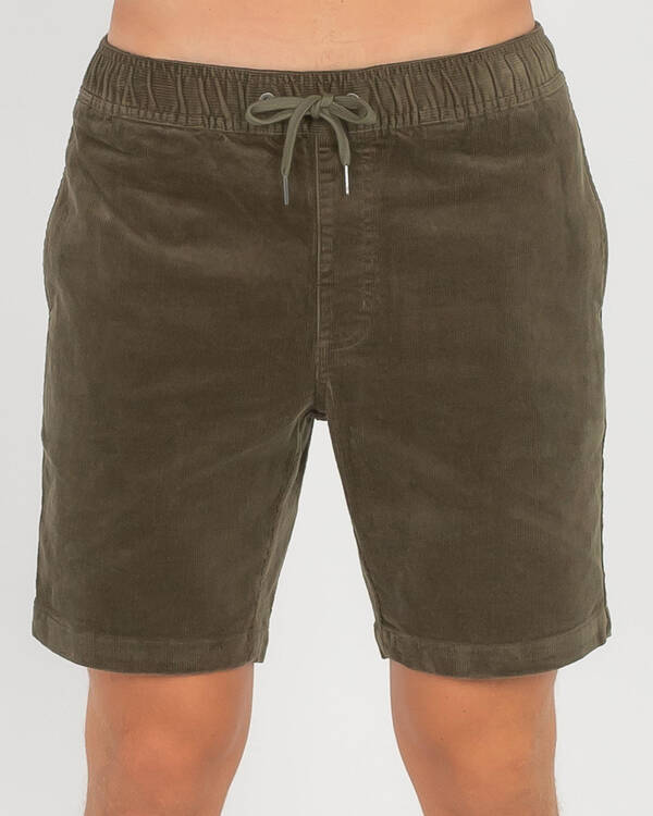 Larry Layback Cord Walk Shorts