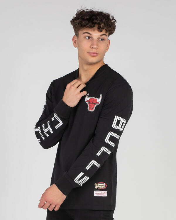 Chicago Bulls Outline Long Sleeve T-Shirt