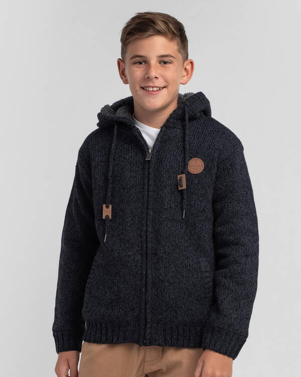 Verge Knit Hooded Jacket