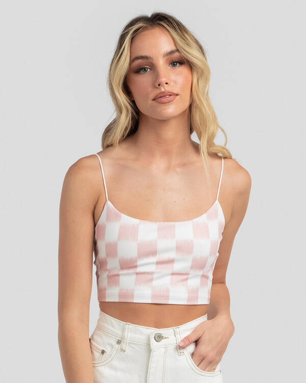 Check Baby Crop Top