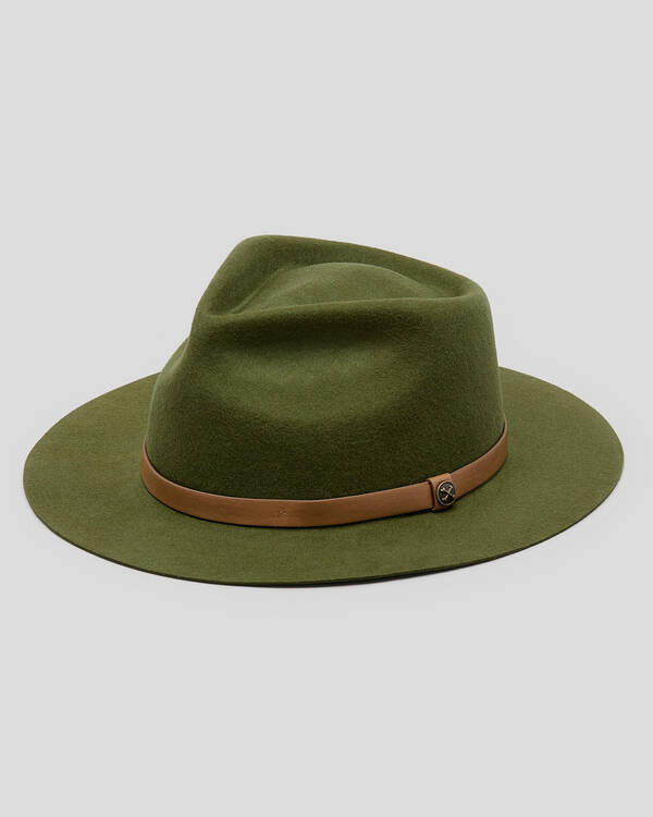 Greened Out Felt Hat