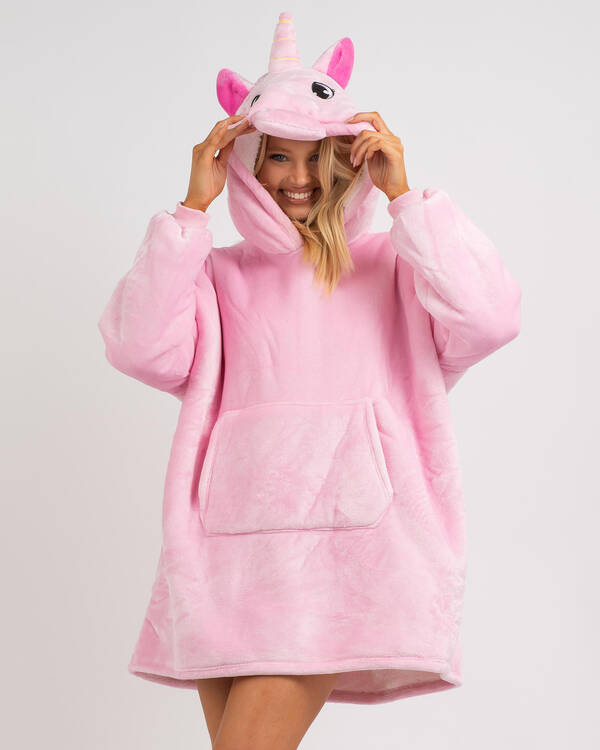 Unicorn Hooded Blanket