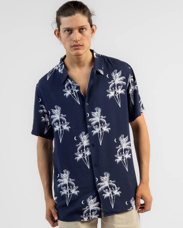 Tropical Beach Short Sleeve Shirt