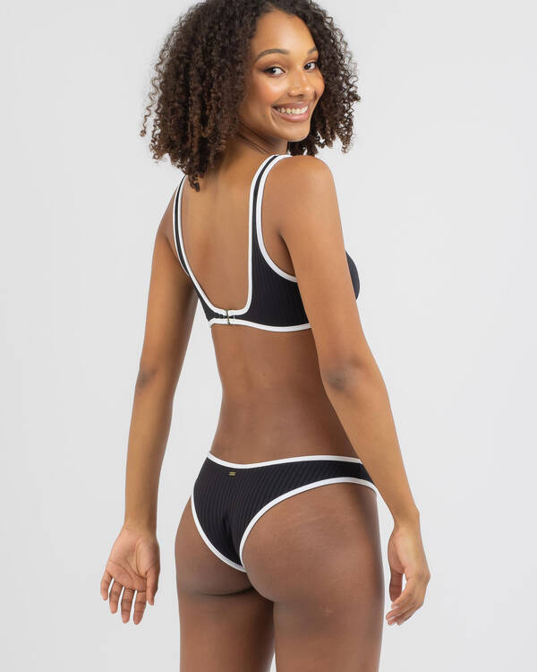 Premium Surf High Leg Skimpy Bikini Bottom