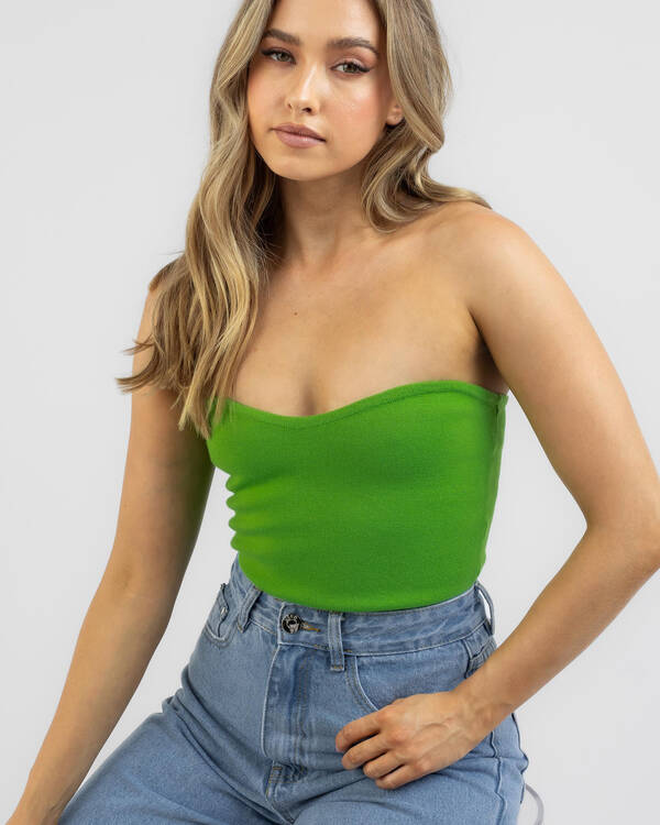 Autumn Knit Tube Top