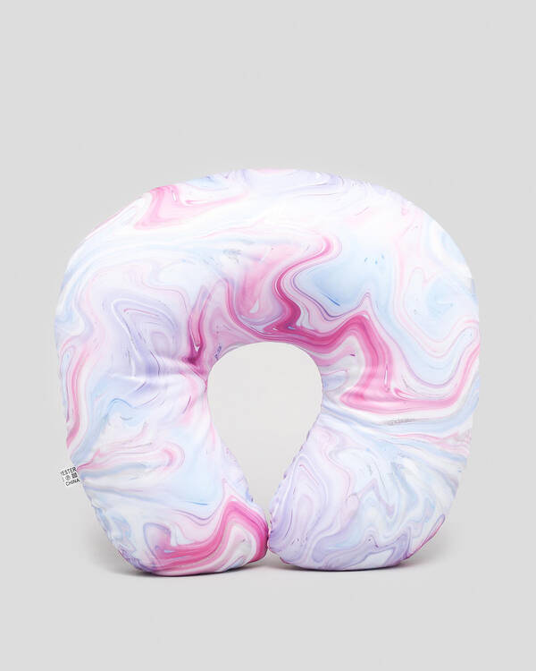 Fairy Floss Swirl Neck Pillow