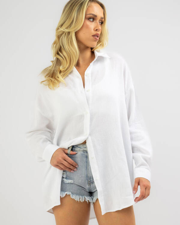 Vahala Oversized Long Sleeve Shirt