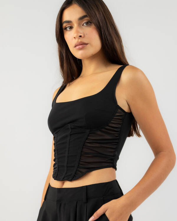 Gia Mesh Corset Top