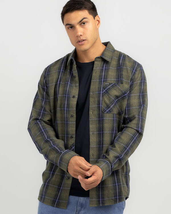 Heavy Twills Long Sleeve Flanno Shirt