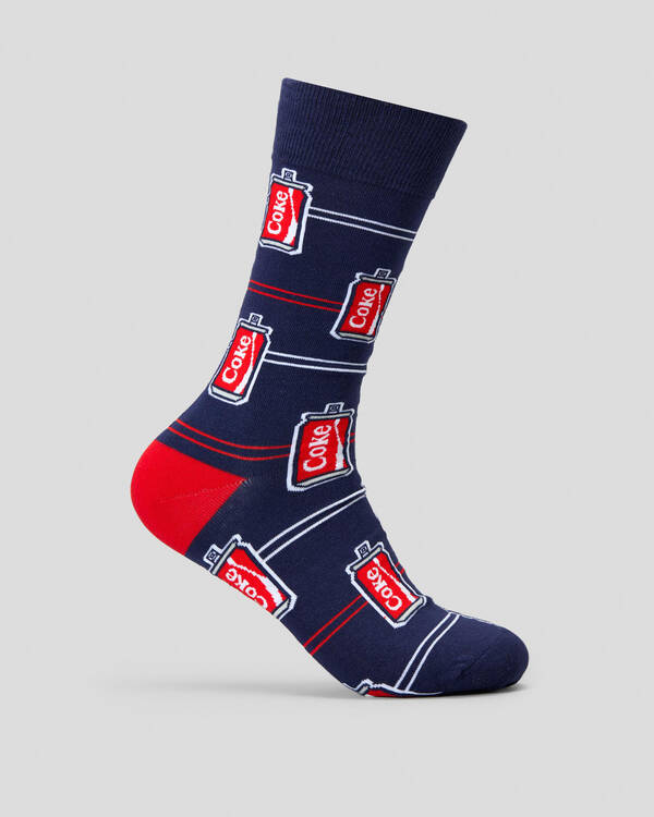 Coke Cans Stripe Organic Cotton Socks