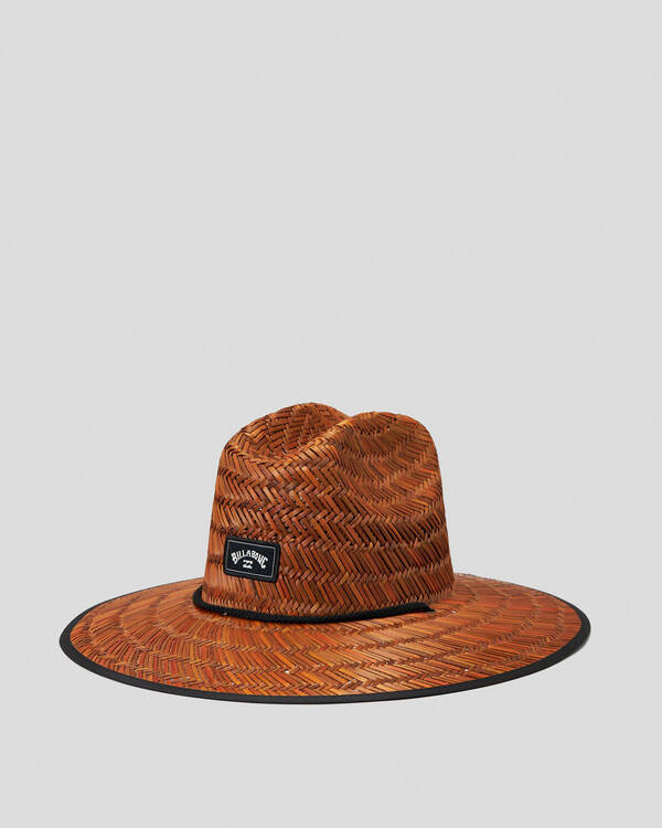 Tides Print Straw Hat