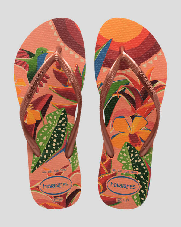 Slim Tropical Thongs