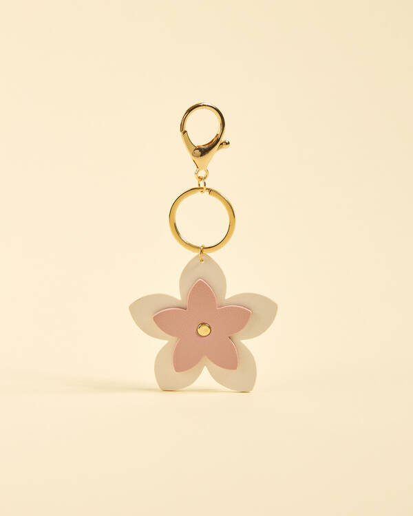 Frangipani Flower Large Bag Charm