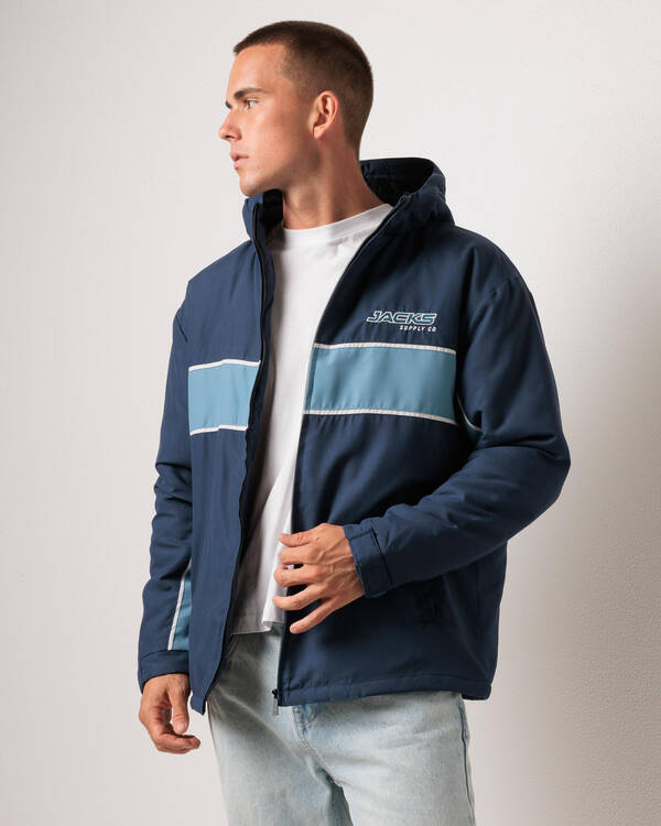 Linear Hooded Jacket