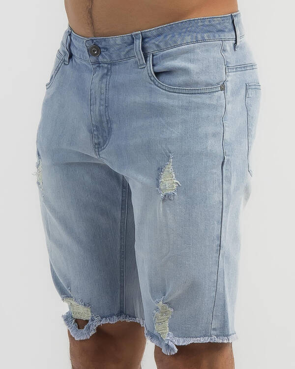 Destroyed Denim Shorts