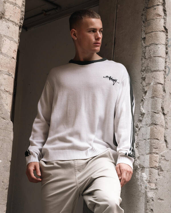 Script Sweater Knit Jumper