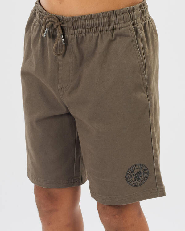Glare Elastic Waist Shorts