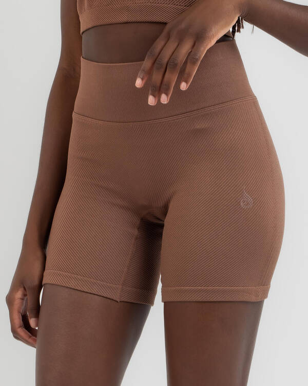 Circuit Rib Seamless High Waisted Shorts