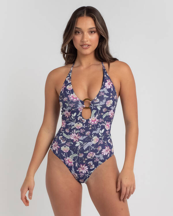 Ines Ring Halter One Piece Swimsuit