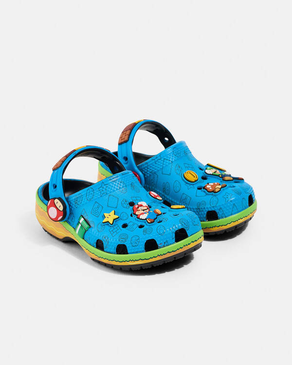 Toddlers' Classic Super Mario Core Clogs Shoes