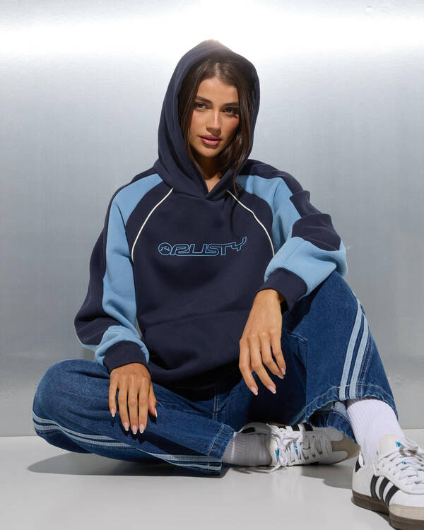 Black Space Oversized Hoodie