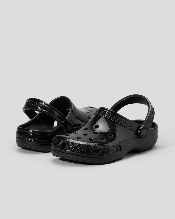 Classic High Shine Clogs Shoes