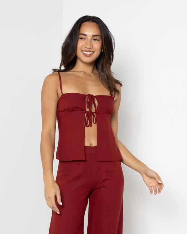 Brighton Hawaii Tie Top