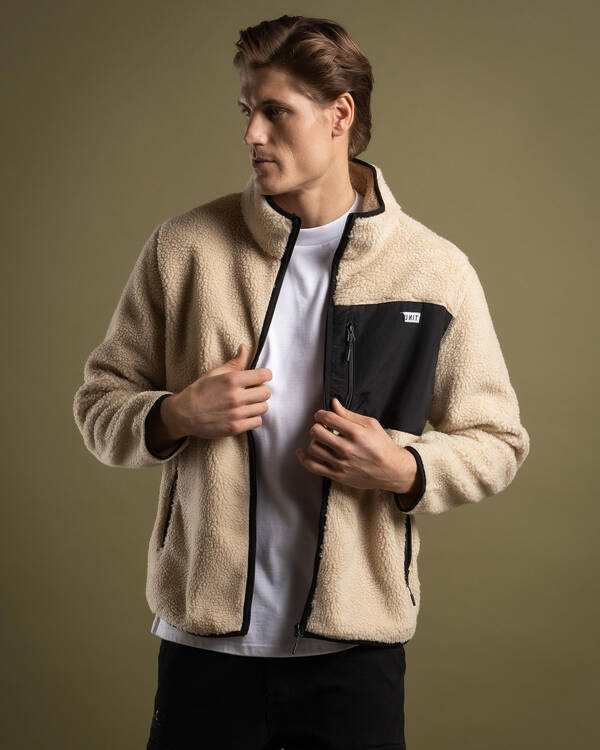 Claim Half Pile Zip Thru Fleece Jacket