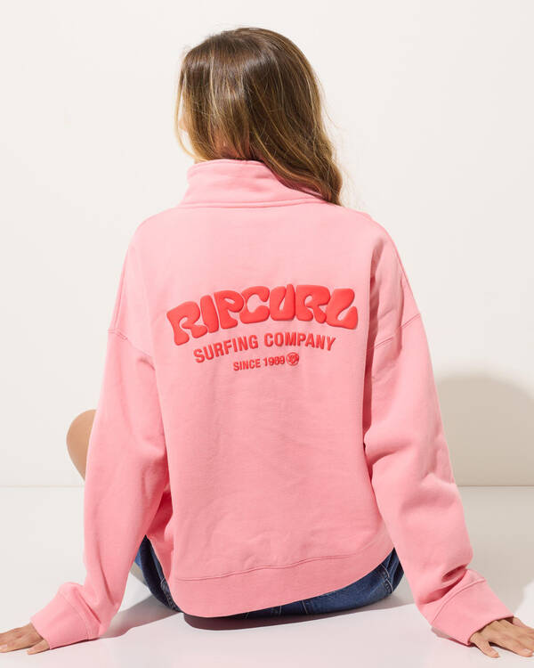 Surf Puff Quarter Zip Sweatshirt
