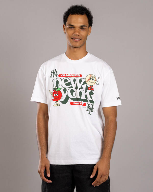 NY Yankees vs NY Mets Souvenir Oversized T-Shirt